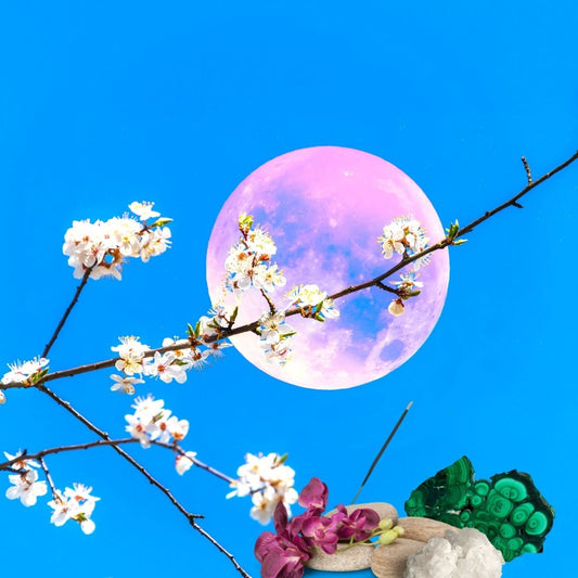 volle maan kristallen en rituelen