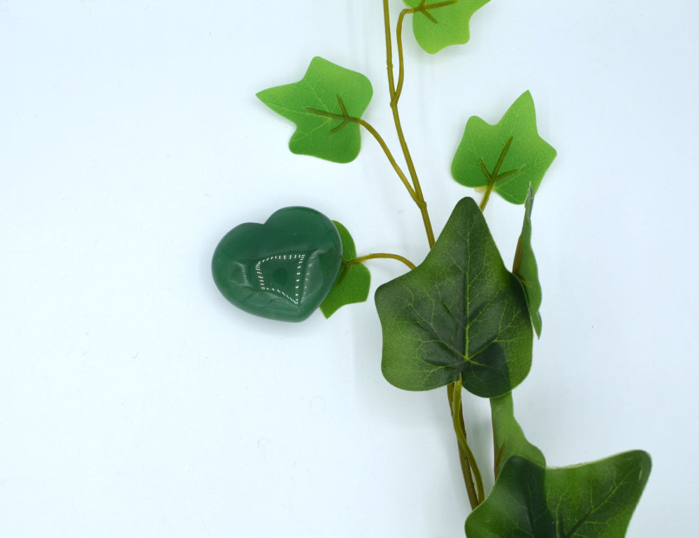 groene aventurijn edelsteen hart