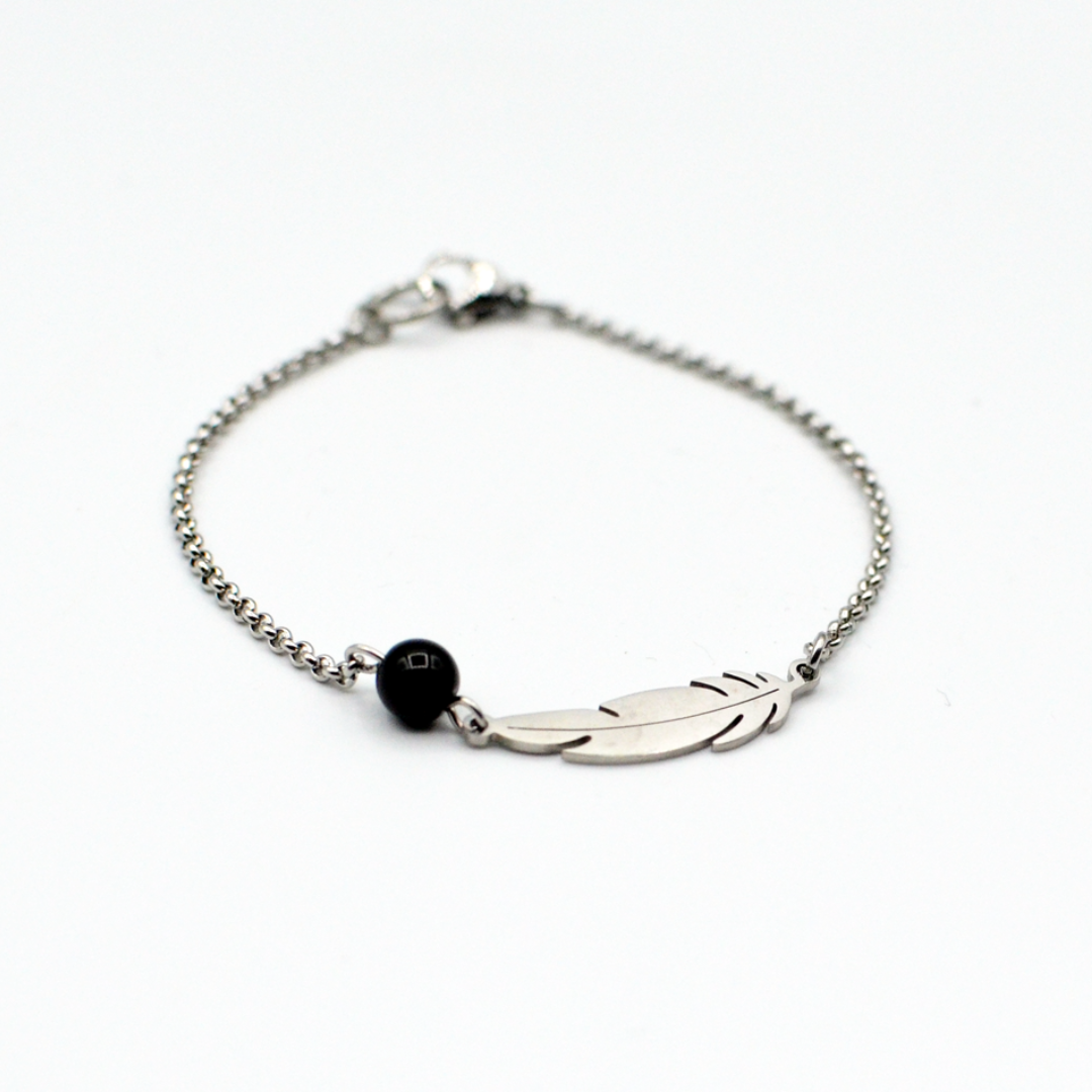 zwarte obsidiaan armband 