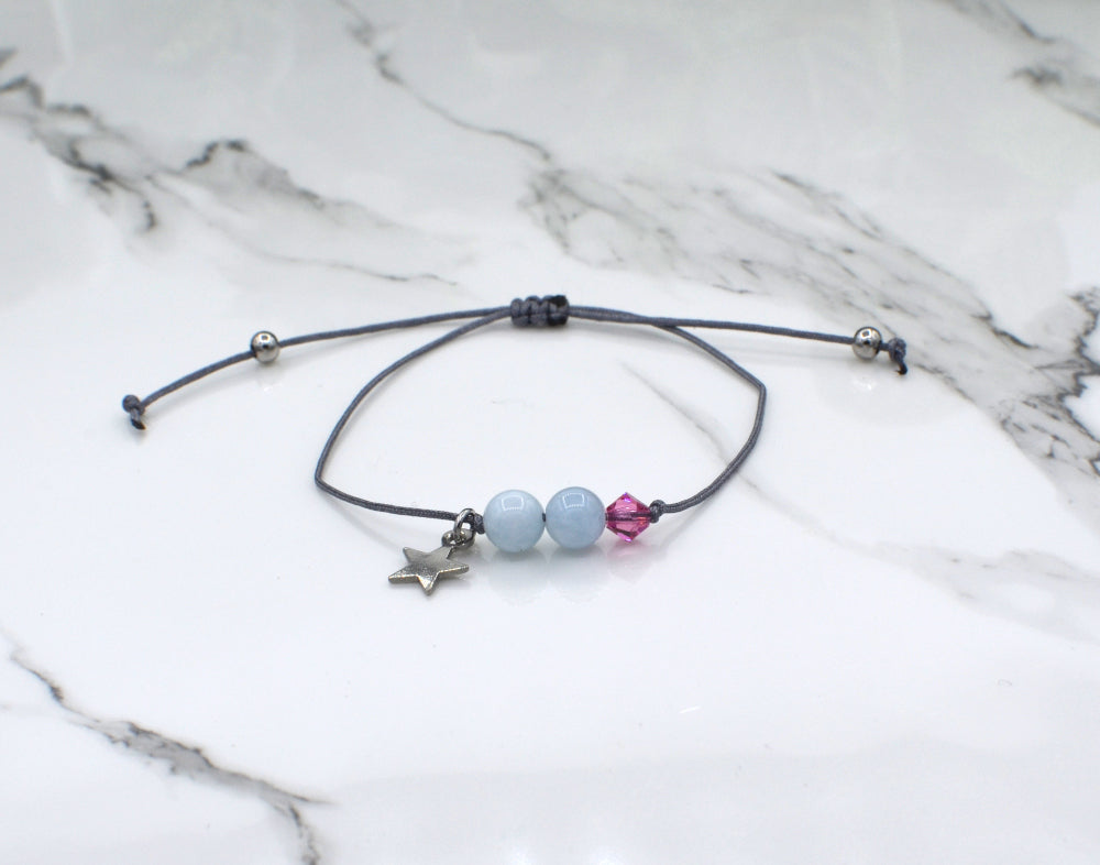 aquamarijn armband