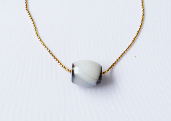 agaat edelsteen ketting