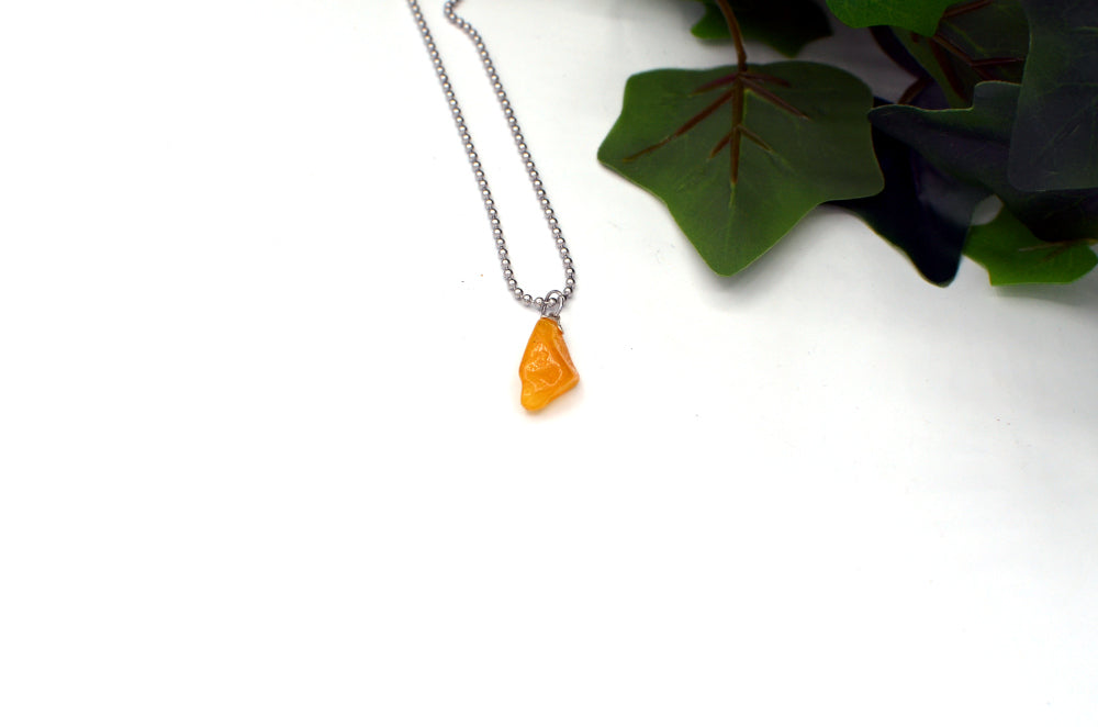 ketting met amber hanger 