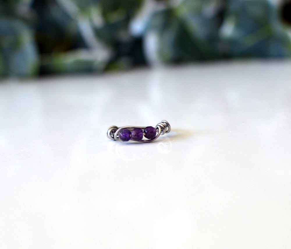 edelstenen ring amethist