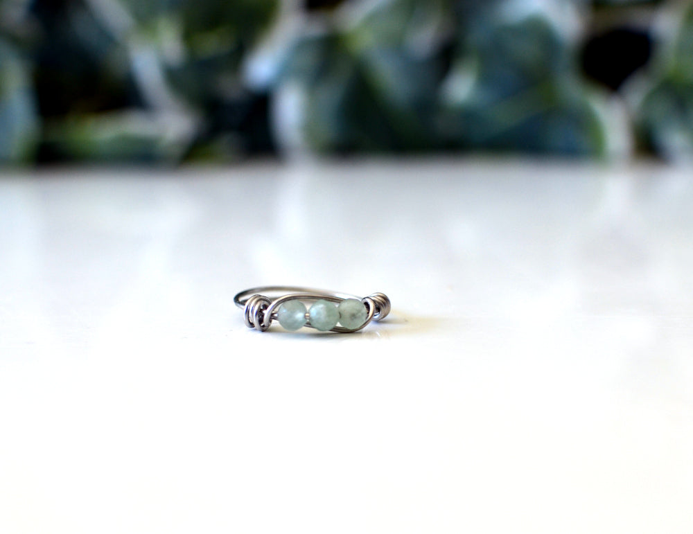 edelsteen ring aventurijn