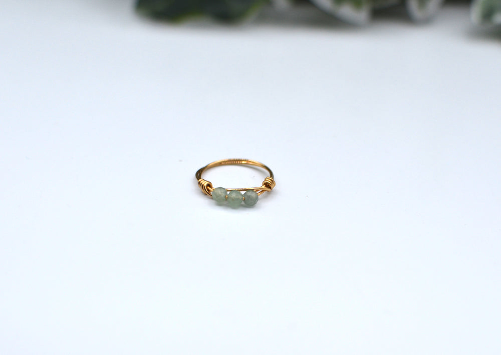 groene aventurijn ring