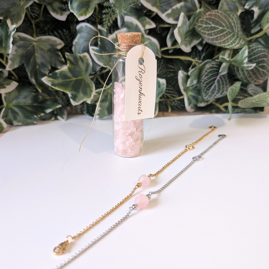 Rozenkwarts cadeau set 