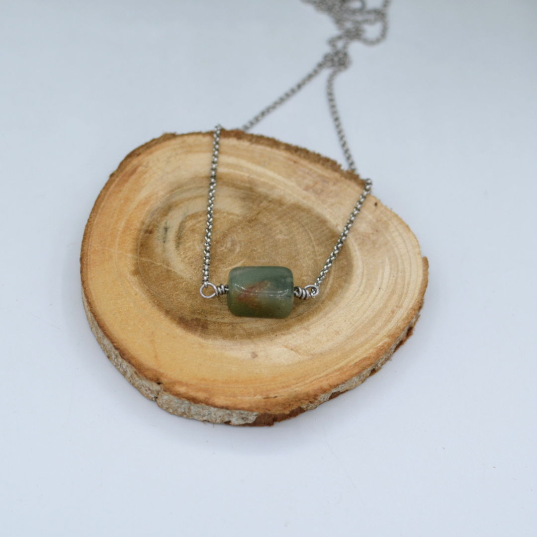 edelstenen ketting van aventurijn