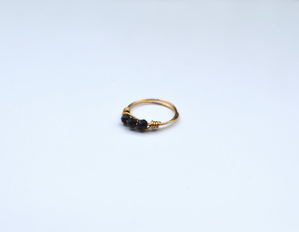 zwarte onyx ring