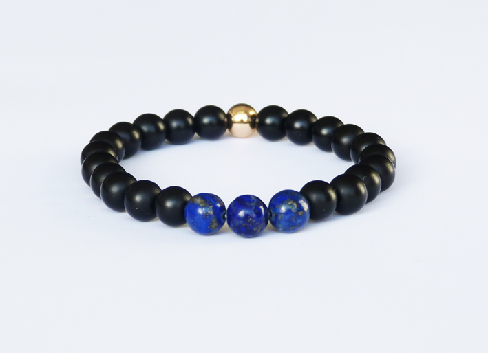 edelstenen armband van lapis lazuli