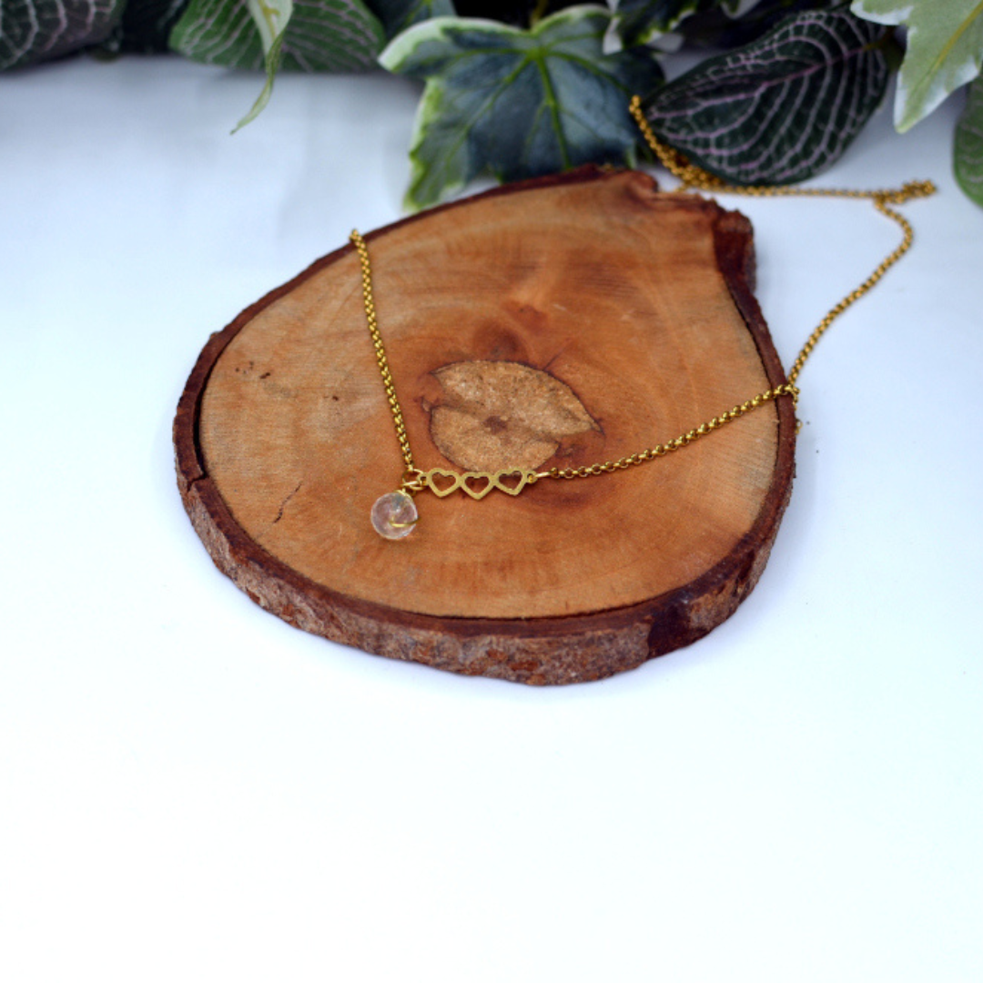 bergkristal ketting 