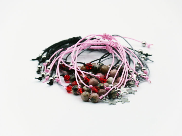 geboorte steen armband met kristal